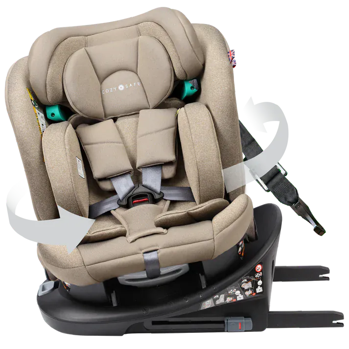 Cozy N Safe Vesta i-Size 360 Car Seat - Ecru