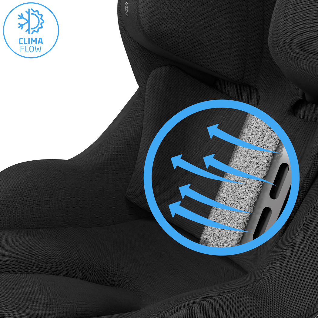 Maxi Cosi Mica Slide Pro Car Seat - Authentic Black
