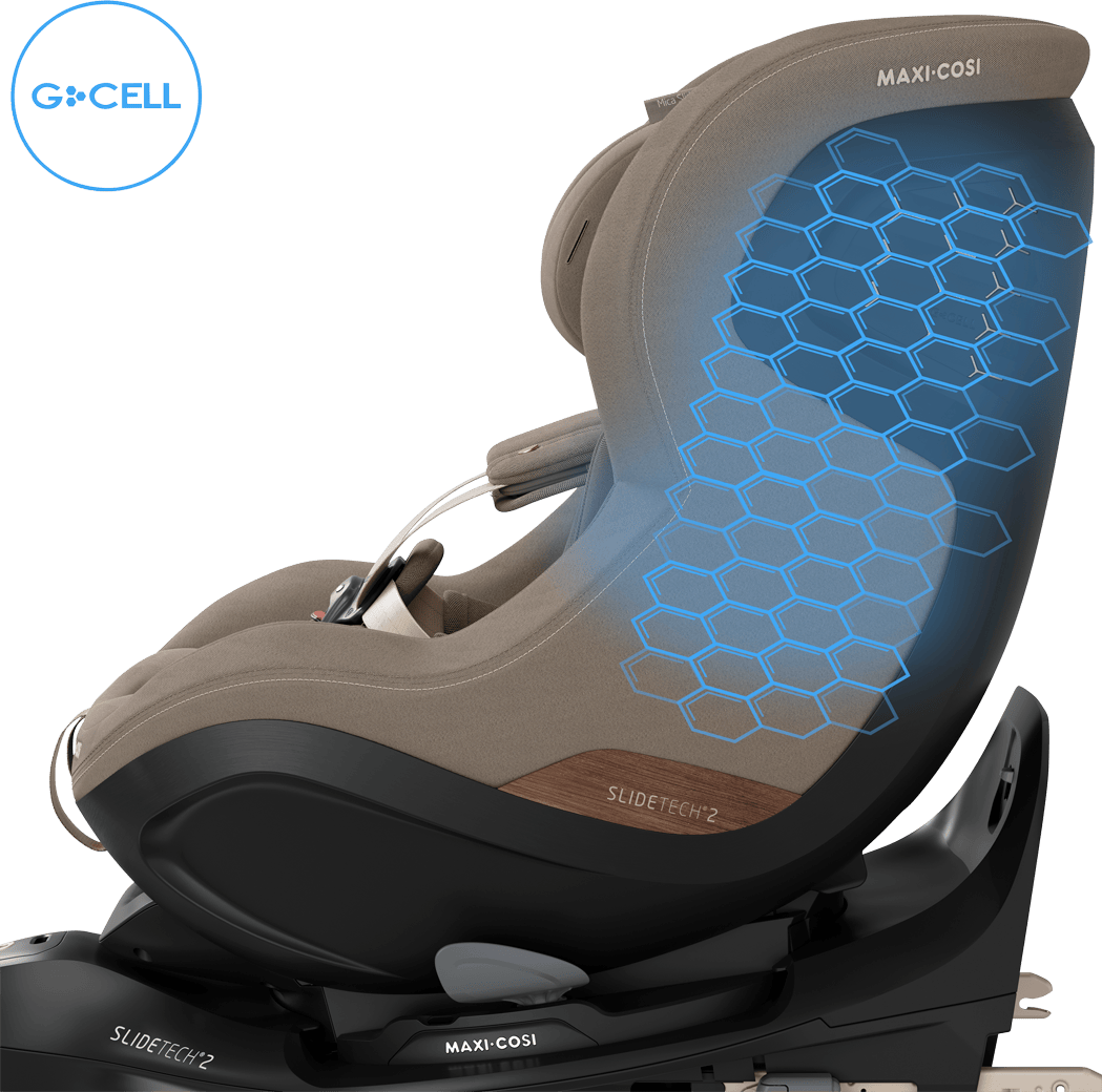 Maxi Cosi Mica Slide Pro Car Seat - Authentic Truffle