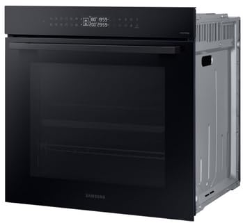 Samsung S4 NV7B42503AK/U4 Natural Steam Dual Cook Pyrolytic Oven - Black