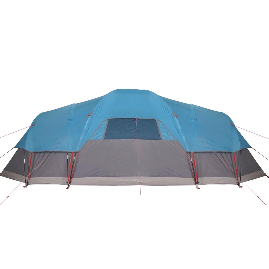 Lechnical 11 Person Dome Tent, 2 Bedrooms, Blue