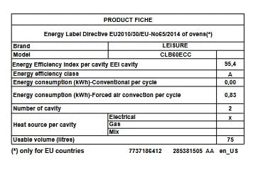 Leisure CLB60ECC 60cm Double Oven Electric Range Cooker – Cream, Multifunction Main Oven, Conventional Top Oven & Grill, Ceramic Hob, LED Timer, A Rated Efficiency, Stylish Traditional Design