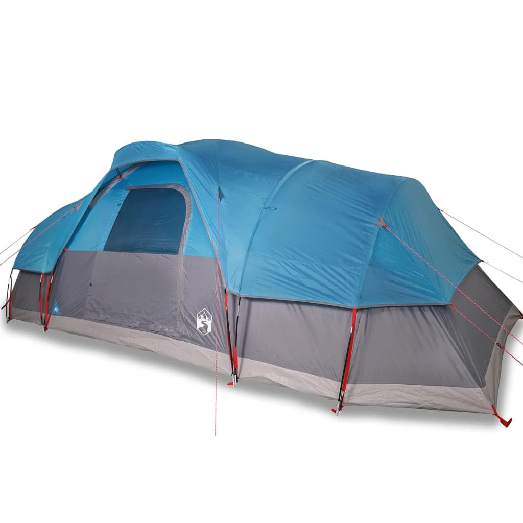 Lechnical 11 Person Dome Tent, 2 Bedrooms, Blue