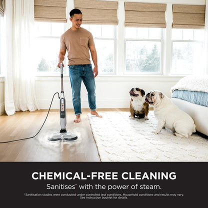 Shark S8201UK Steam & Scrub Mop with Steam Blaster – 3 Steam Settings