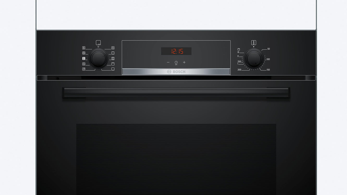 Bosch Series 4 HQA534BB3B Built-in Single Oven, A Rated, Black