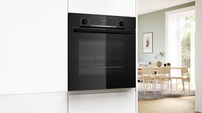 Bosch Series 4 HQA534BB3B Built-in Single Oven, A Rated, Black