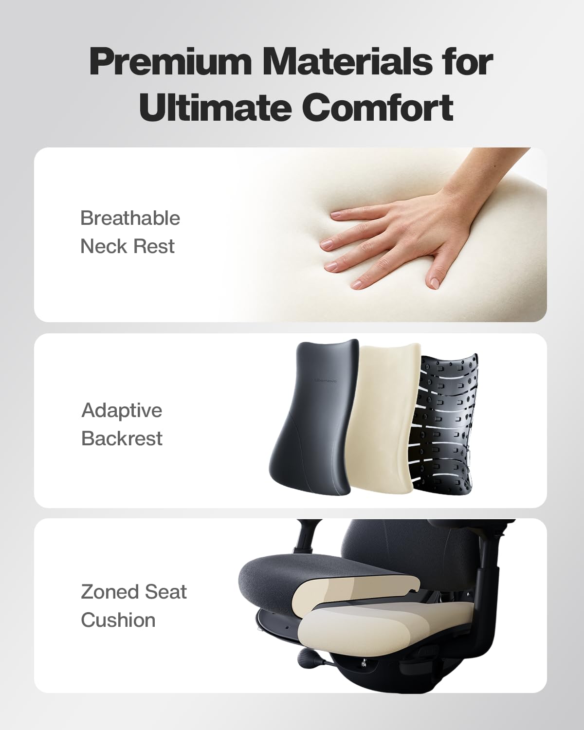 LiberNovo SE Ergonomic Office Chair, Adjustable Desk Chair