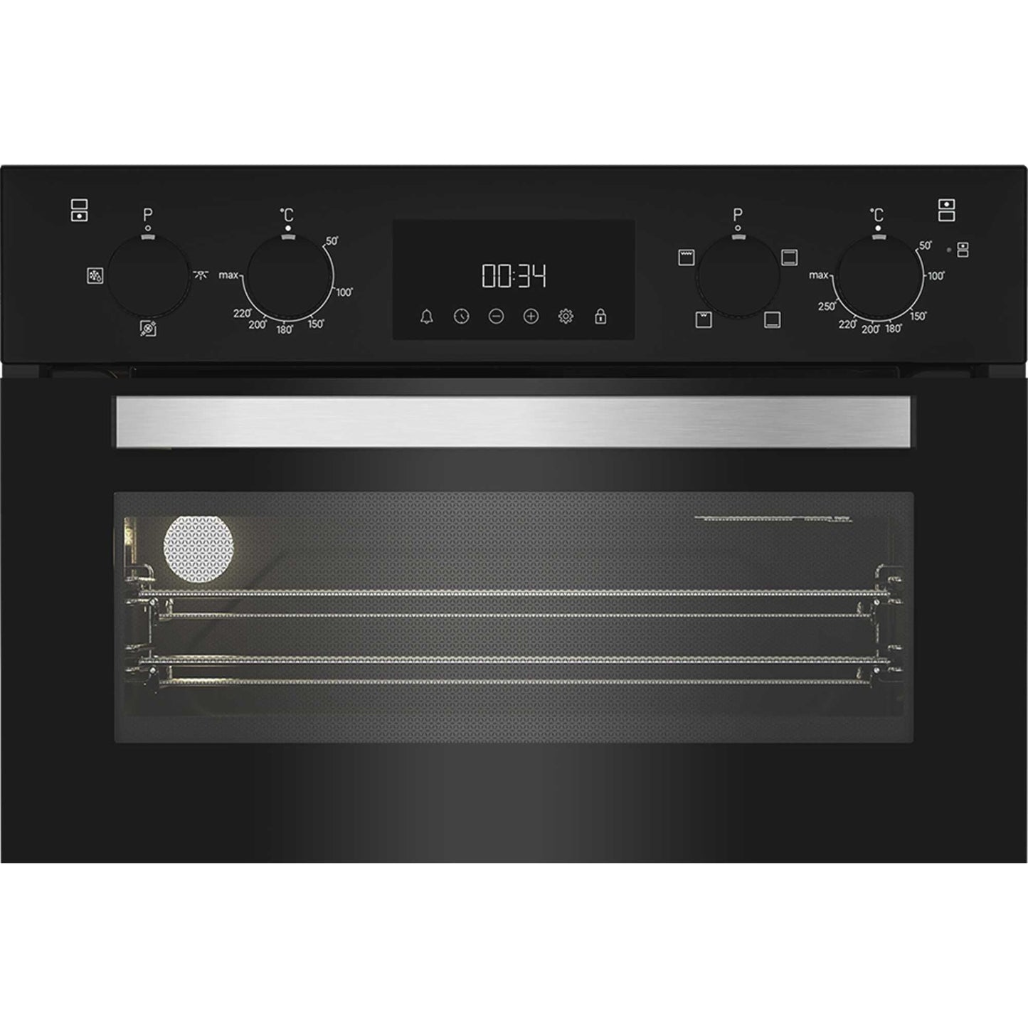 HOTPOINT UK APPLIANCES LIMITED DIH 10D B Built-In Double Oven - Black