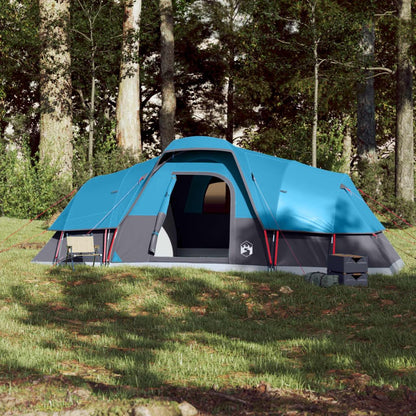 Lechnical 11 Person Dome Tent, 2 Bedrooms, Blue