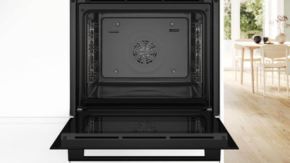 Bosch Series 4 HQA534BB3B Built-in Single Oven, A Rated, Black