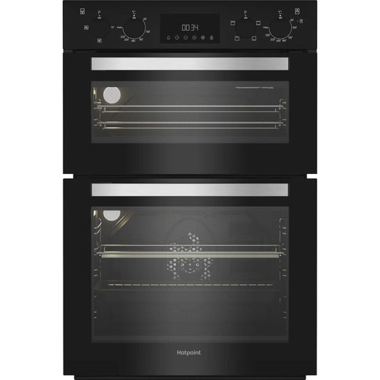 HOTPOINT UK APPLIANCES LIMITED DIH 10D B Built-In Double Oven - Black