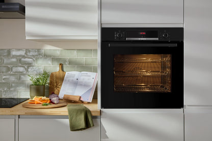 Bosch Series 4 HQA534BB3B Built-in Single Oven, A Rated, Black