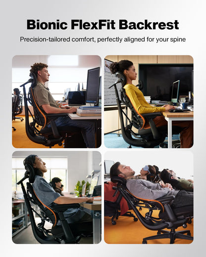 LiberNovo SE Ergonomic Office Chair, Adjustable Desk Chair