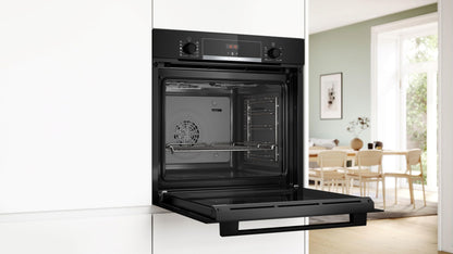 Bosch Series 4 HQA534BB3B Built-in Single Oven, A Rated, Black