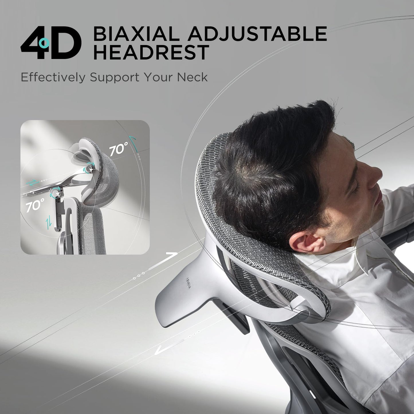 Hbada E3 Pro Ergonomic Office Chair with Dynamic Lumbar Support