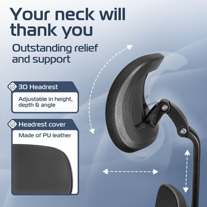 CLOUVOU Ergonomic Office Chair for Home [Best Rated] Mesh Back