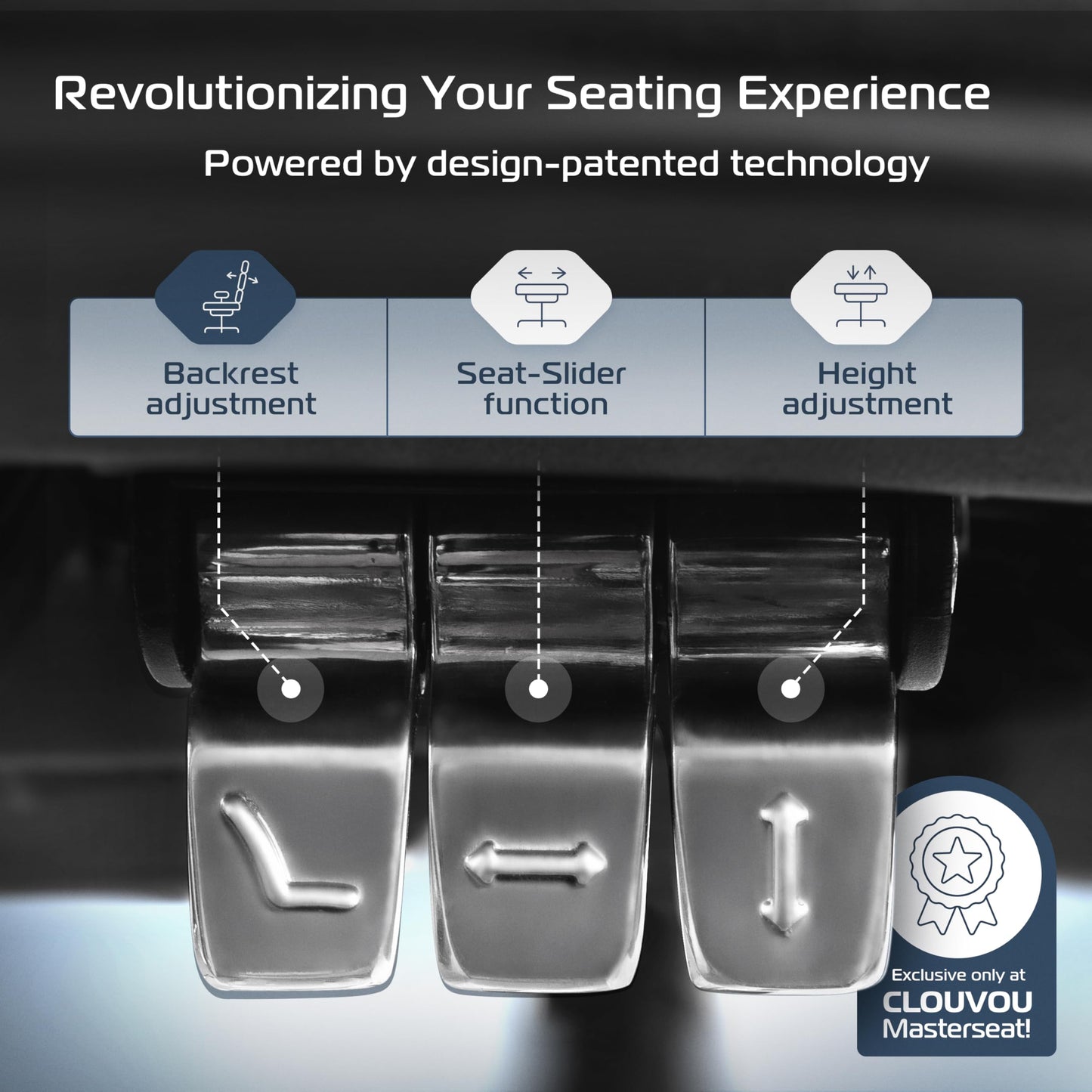 CLOUVOU Ergonomic Office Chair for Home [Best Rated] Mesh Back