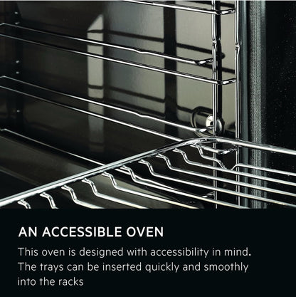 AEG Built-in Oven DEB331010M, 66 L, Stainless Steel