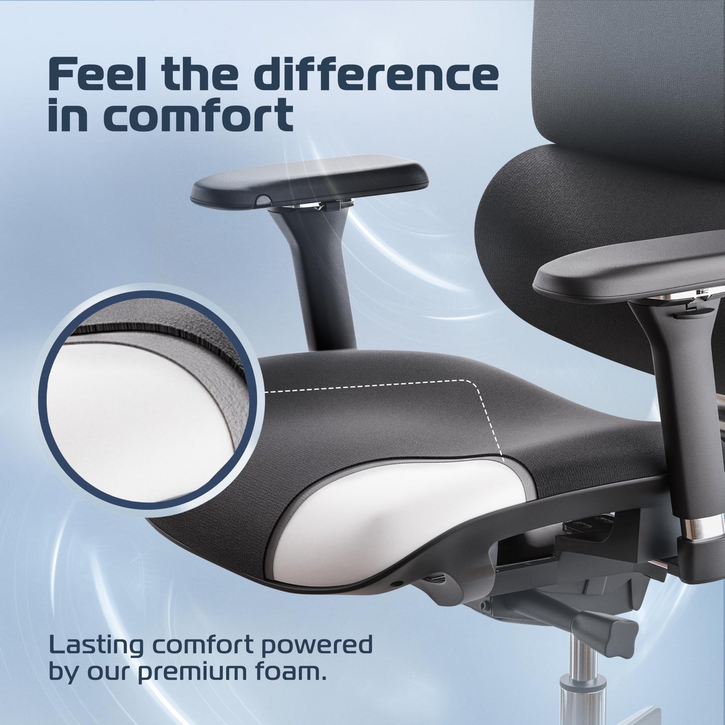 CLOUVOU Ergonomic Office Chair for Home [Best Rated] Mesh Back