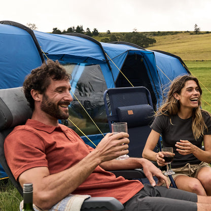 Hi-Gear Zenobia Eclipse 6 Man Tunnel Tent, Blackout Bedrooms