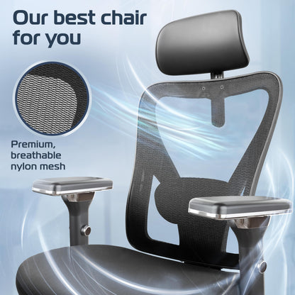 CLOUVOU Ergonomic Office Chair for Home [Best Rated] Mesh Back