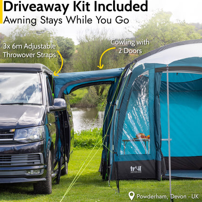 Trail Aston Air Driveaway Awning for Campervans, 5000mm
