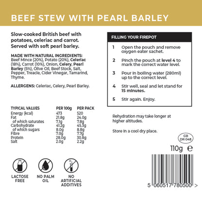 Beef Stew With Pearl Barley
