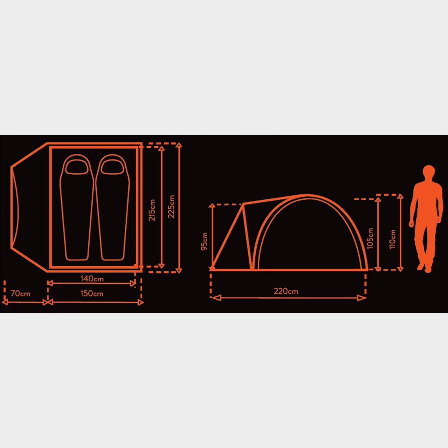 Cairns 2 DLX Nightfall™ Tent