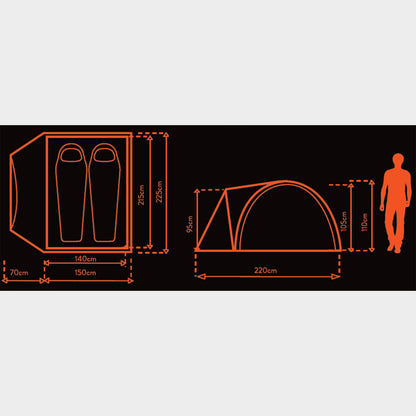 Cairns 2 DLX Nightfall™ Tent