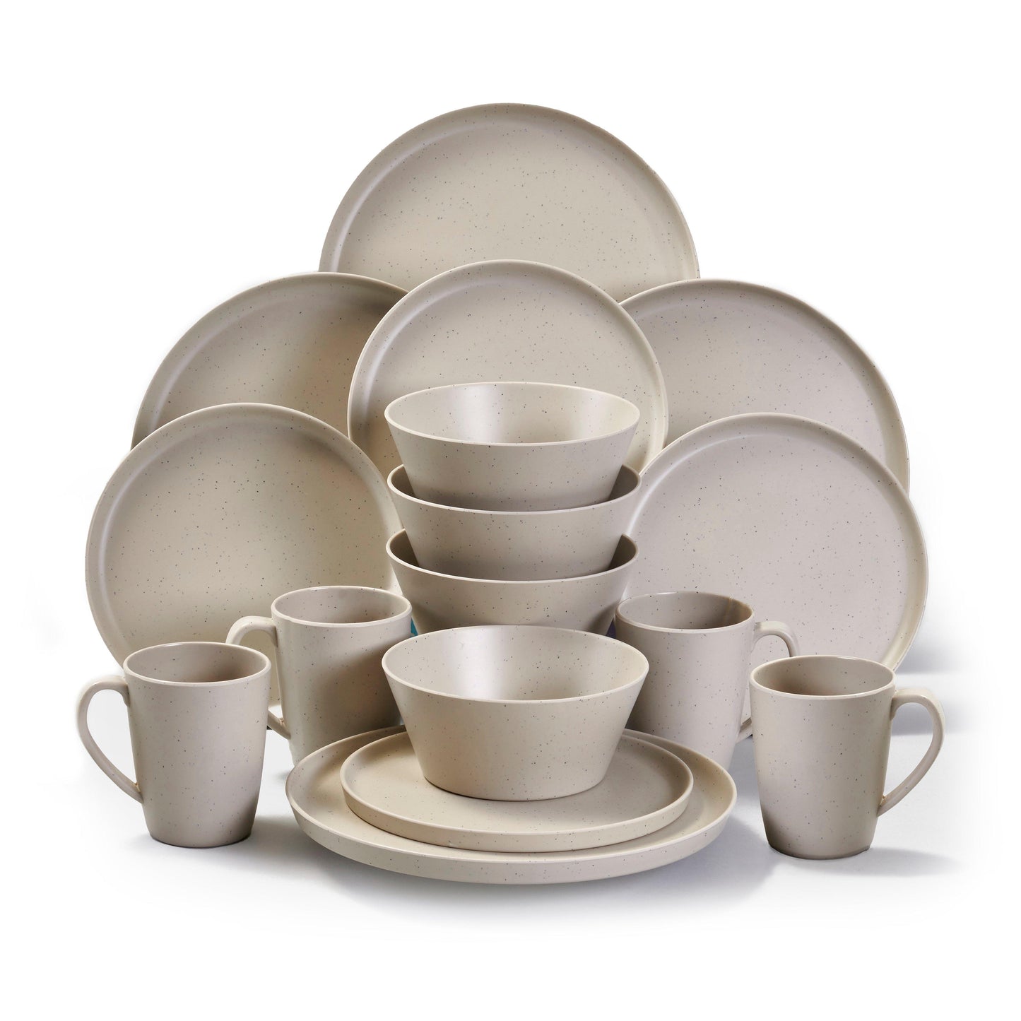16 Piece Melamine Tableware Set