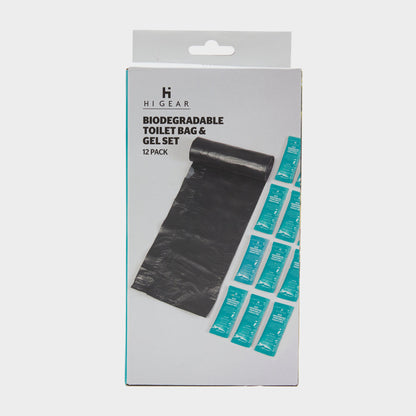 Biodegradable Toilet Bag and Gel Set