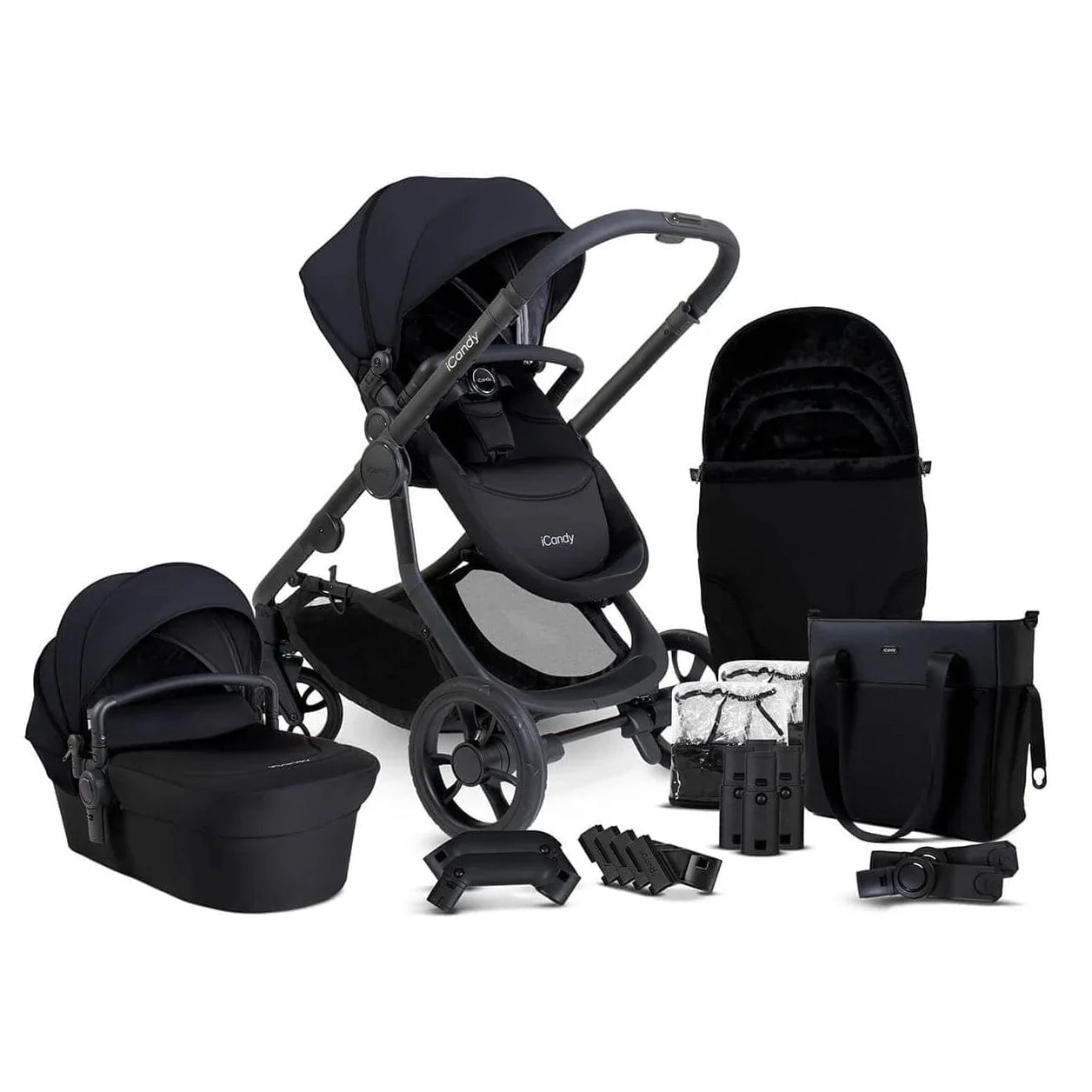 iCandy Orange 4 Cabriofix i-Size and Base Travel System - Black