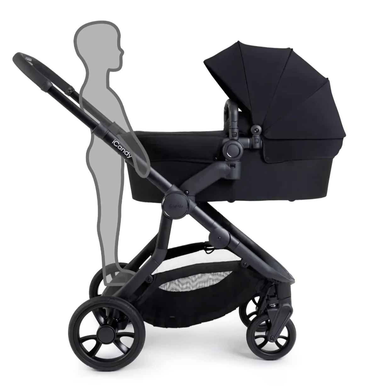 iCandy Orange 4 Cabriofix i-Size and Base Travel System - Black