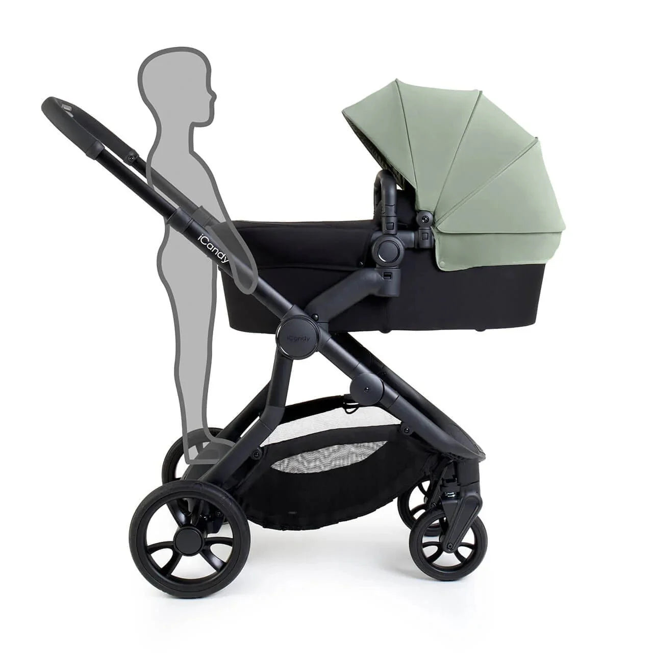 iCandy Orange 4 Cabriofix i-Size and Base Travel System - Pistachio