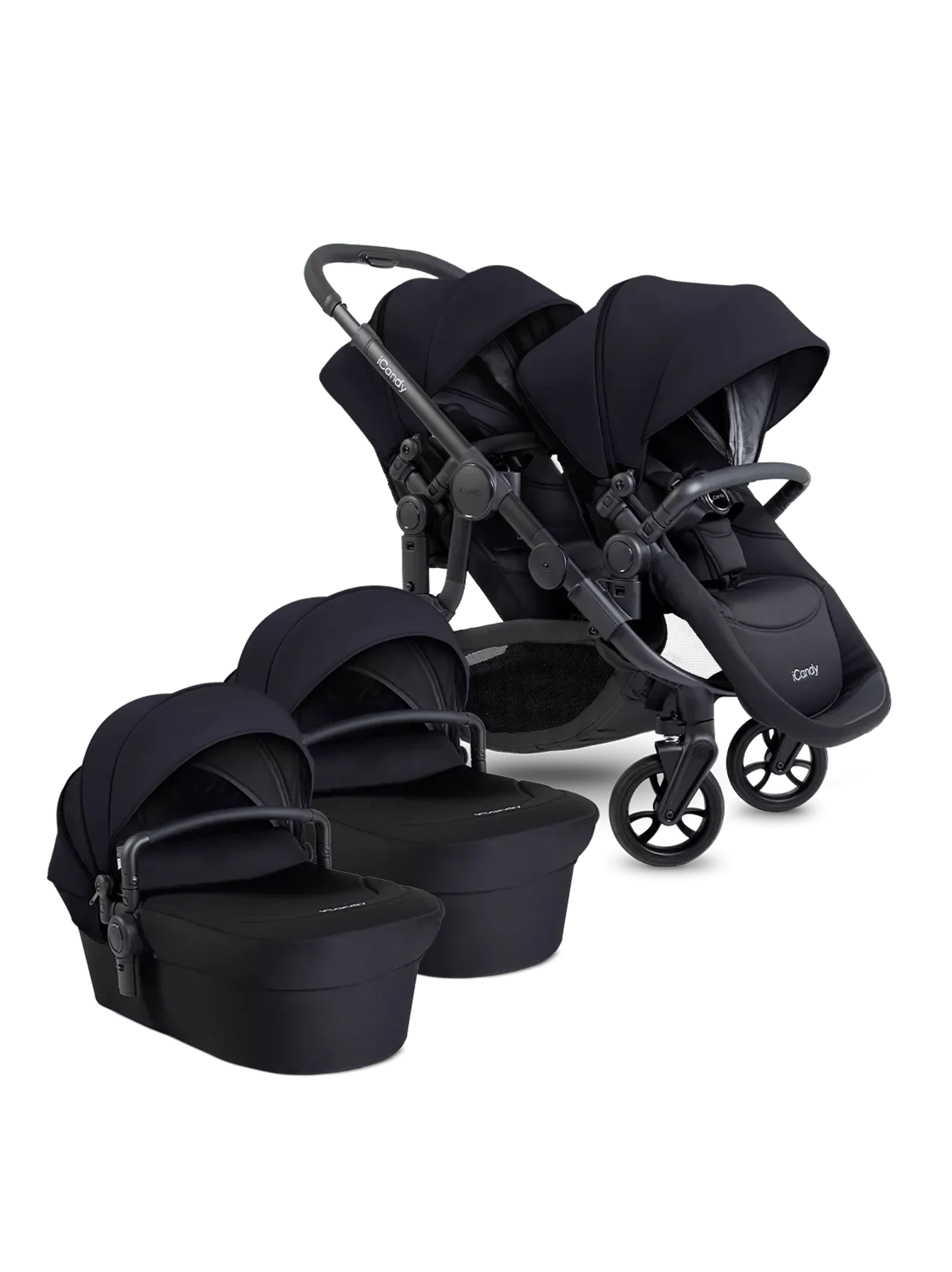 iCandy Orange 4 Twin Pushchair - Black Edition