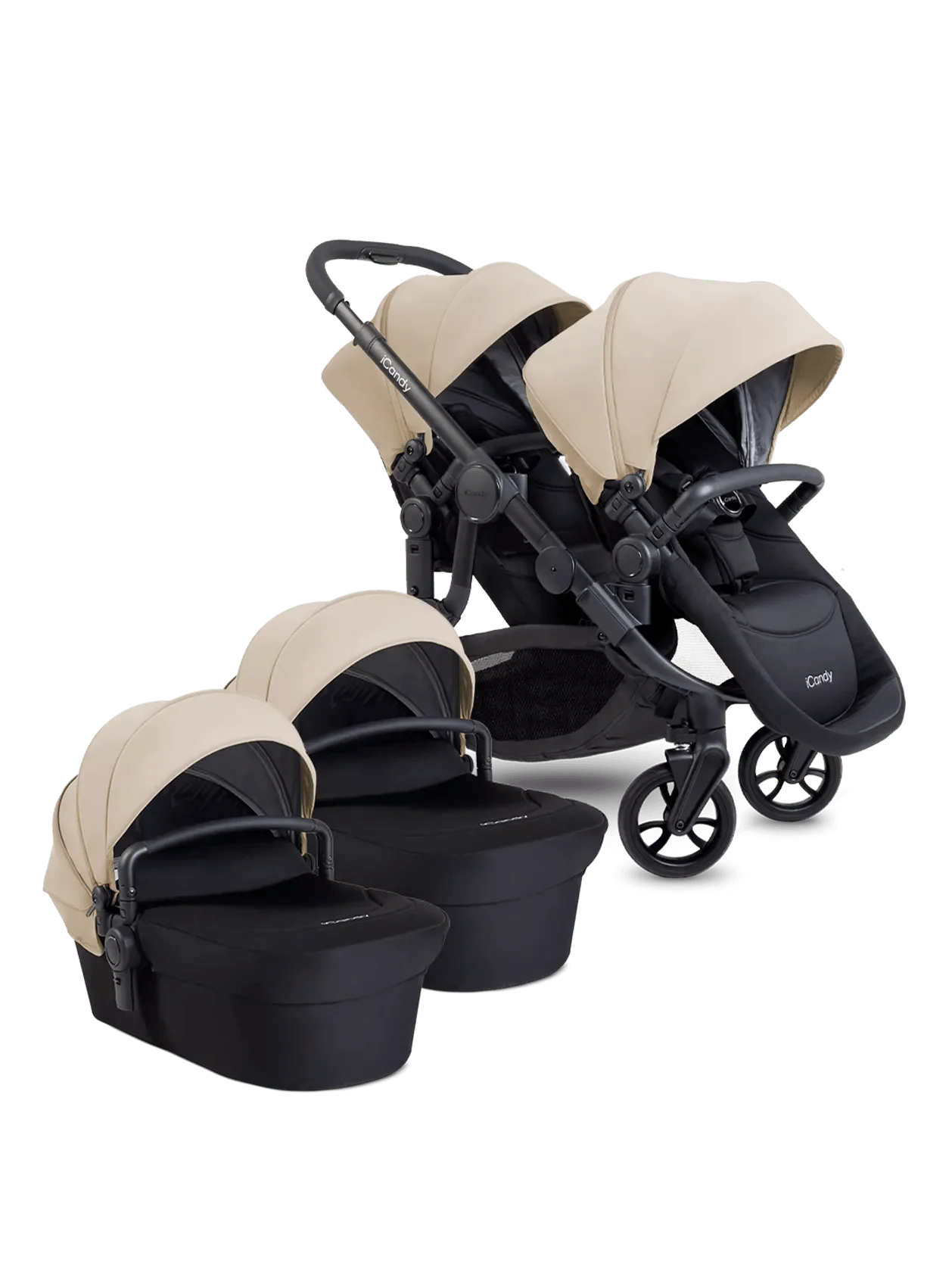 iCandy Orange 4 Twin Pushchair - Latte