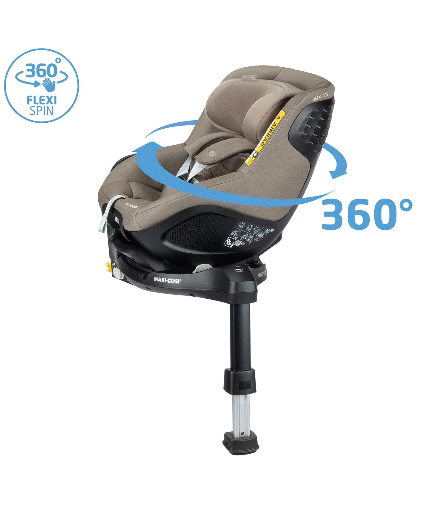 Maxi Cosi Mica 360 Pro Car Seat - Authentic Sage Taupe