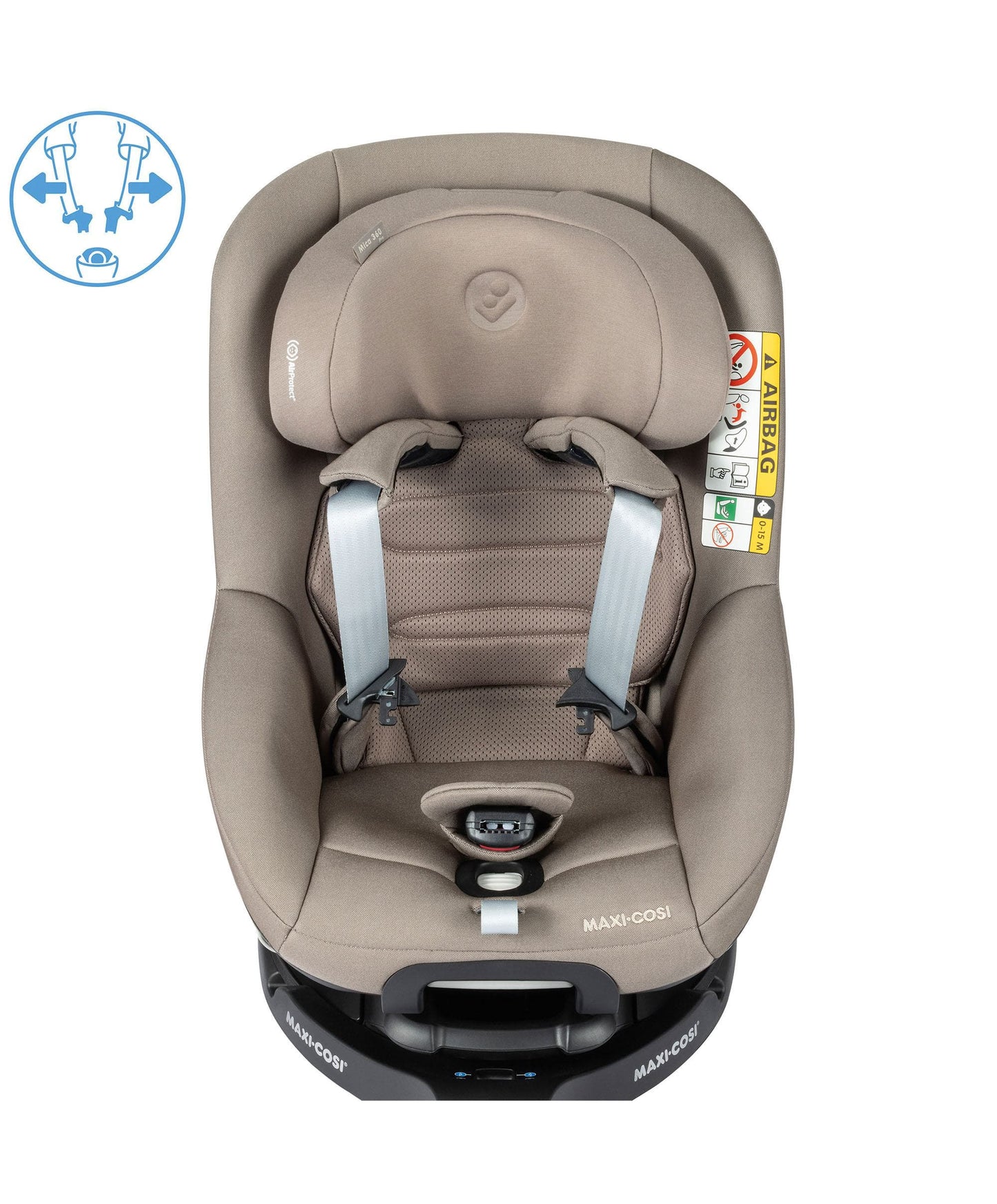 Maxi Cosi Mica 360 Pro Car Seat - Authentic Sage Taupe