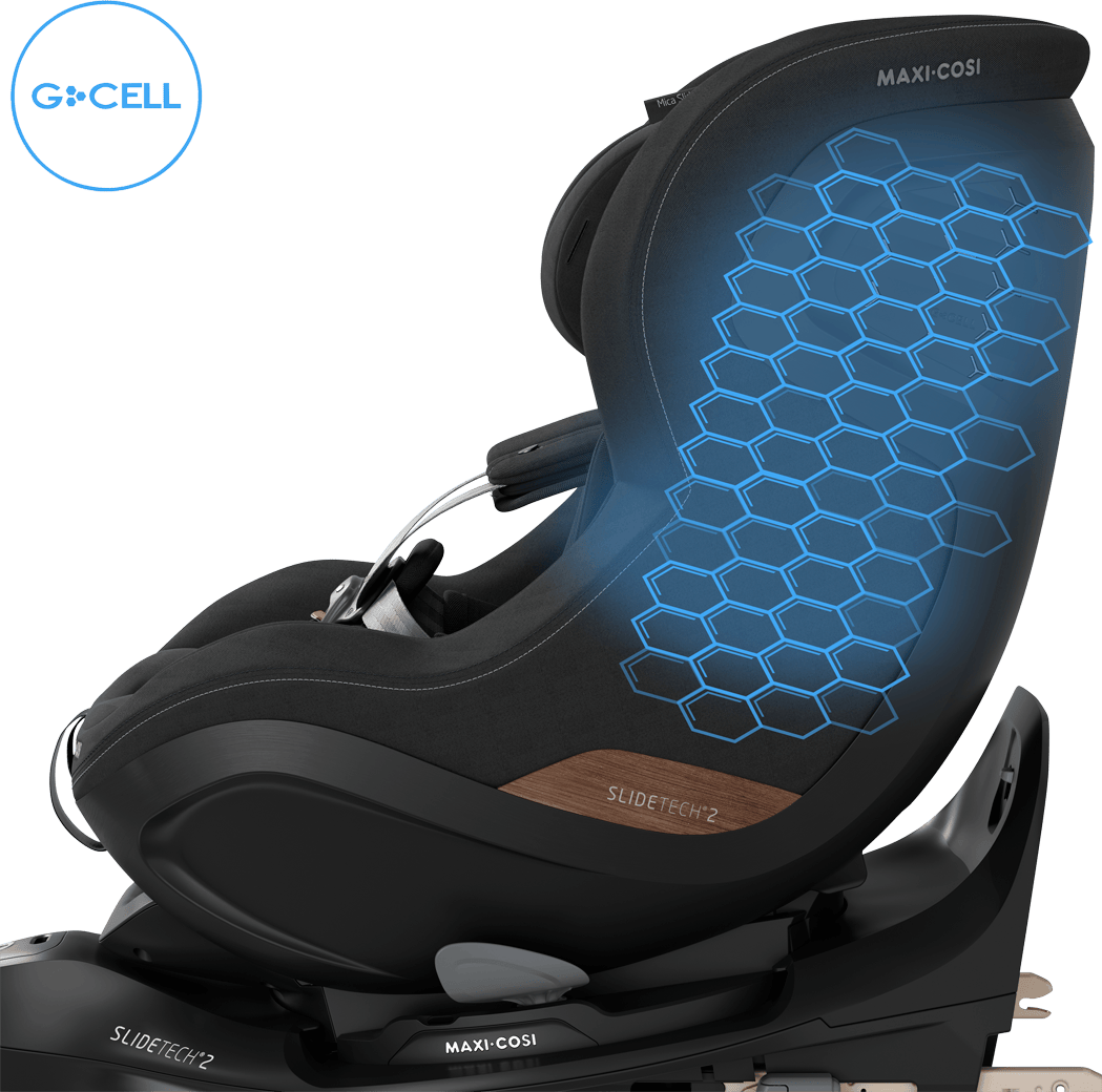 Maxi Cosi Mica Slide Pro Car Seat - Authentic Black