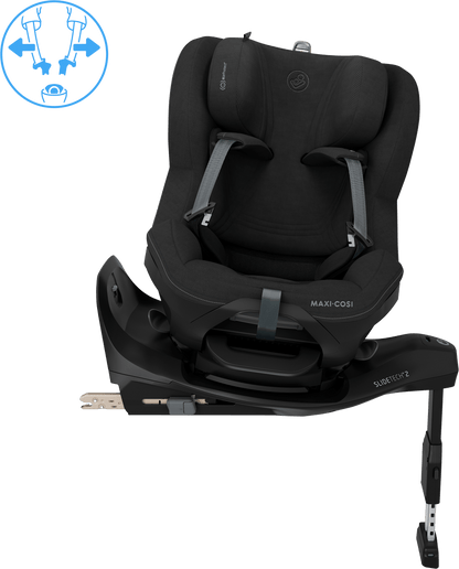 Maxi Cosi Mica Slide Pro Car Seat - Authentic Black