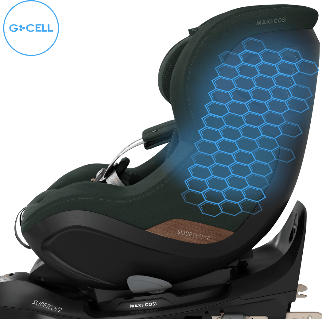 Maxi Cosi Mica Slide Pro Car Seat - Authentic Green