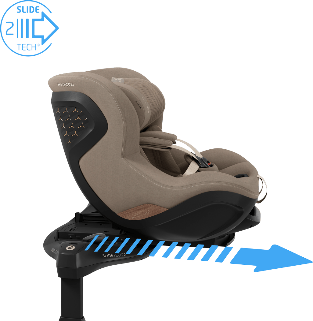 Maxi Cosi Mica Slide Pro Car Seat - Authentic Truffle