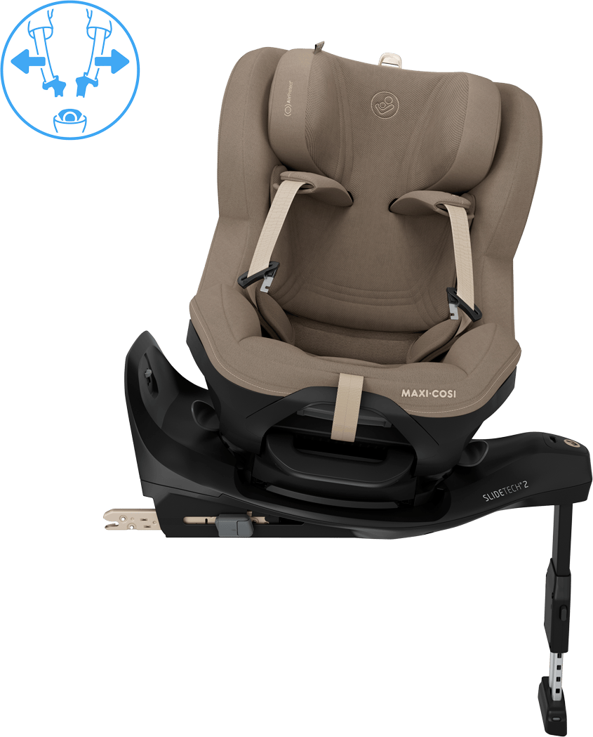 Maxi Cosi Mica Slide Pro Car Seat - Authentic Truffle