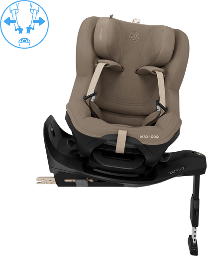 Maxi Cosi Mica Slide Pro Car Seat - Authentic Truffle