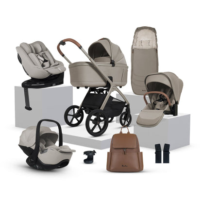 Silver Cross Cove Ultimate 360 Family Bundle - Champagne/Natural Taupe